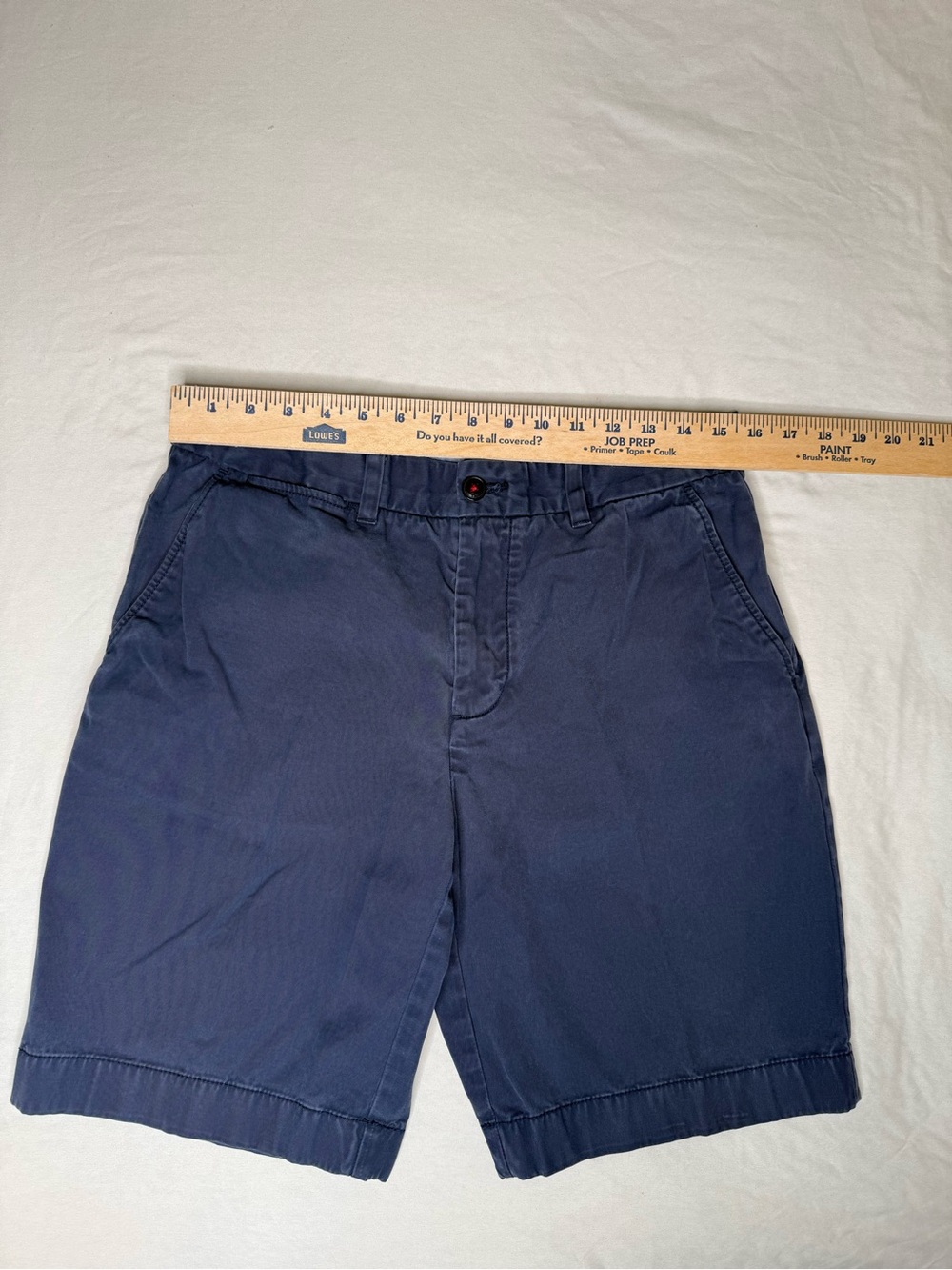 Tommy Hilfiger Men's 32 Navy Flat Front Shorts Classic Fit 100% Cotton - Picture 8 of 12